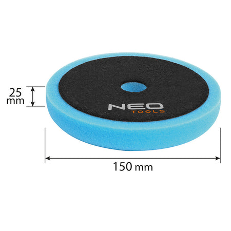 Leštiaca podložka 150 x 150 mm x 25 mm, extra tvrdá špongia od NEO TOOLS nájdeš na naravis.sk
