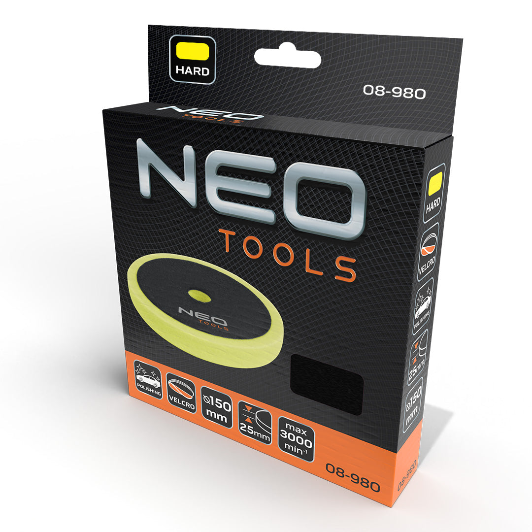 Leštiaca podložka 150 x 150 mm x 25 mm, tvrdá špongia od NEO TOOLS nájdeš na naravis.sk