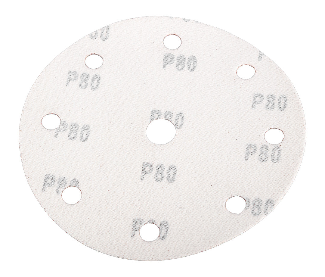 Brúsne kotúče 150 mm, P80, 5 ks, s 9 otvormi pre 04-721 od NEO TOOLS nájdeš na naravis.sk