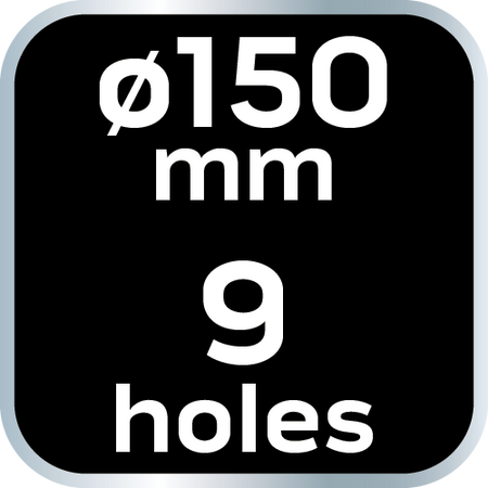 Brúsne kotúče 150 mm, P80, 5 ks, s 9 otvormi pre 04-721 od NEO TOOLS nájdeš na naravis.sk
