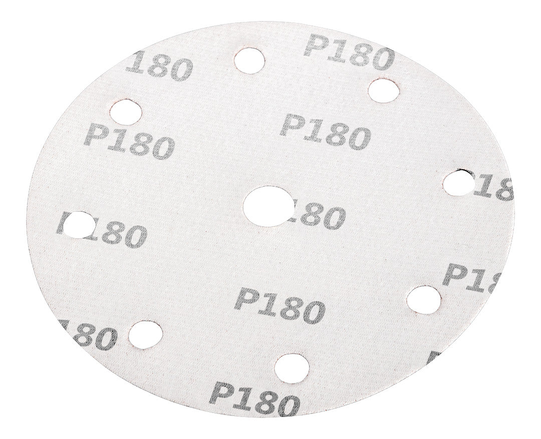 Brúsne kotúče 150 mm, P180, 5 ks, s 9 otvormi pre 04-721 od NEO TOOLS nájdeš na naravis.sk