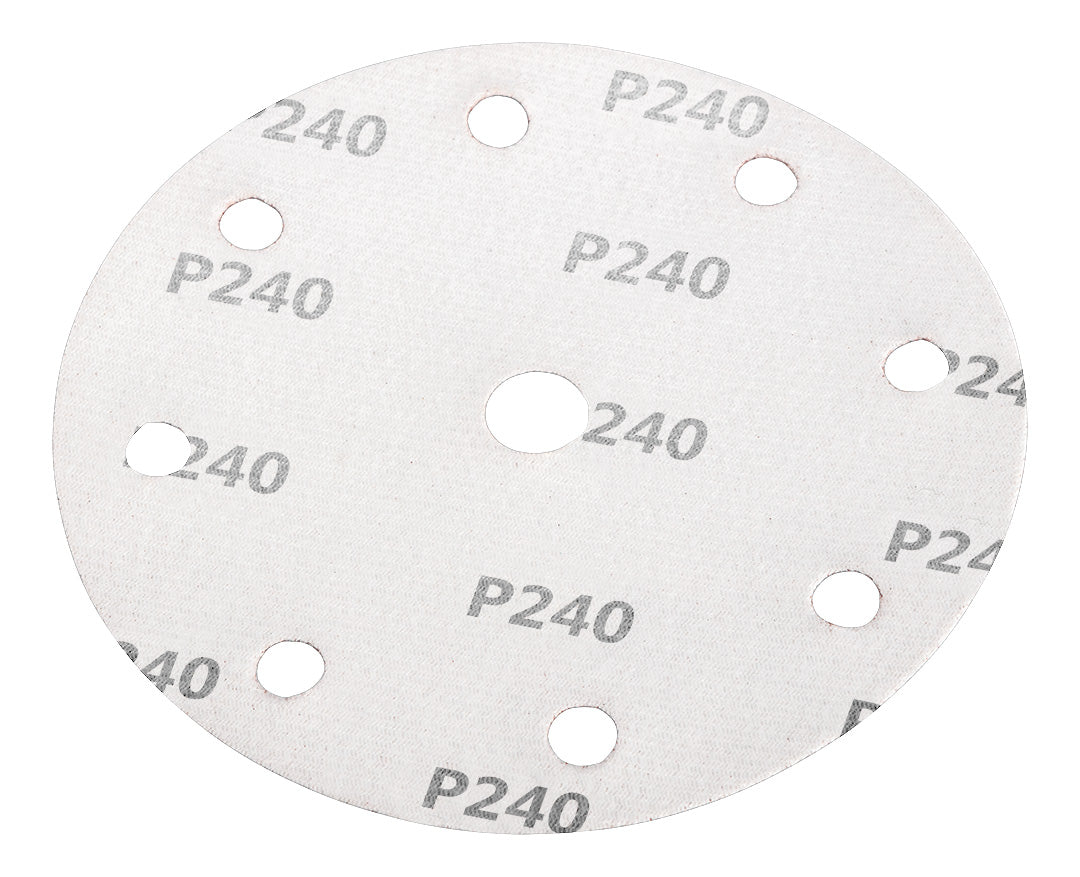 Brúsne kotúče 150 mm, P240, 5 ks, s 9 otvormi pre 04-721 od NEO TOOLS nájdeš na naravis.sk
