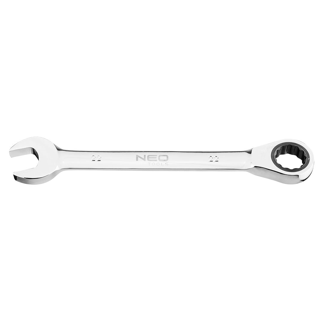 Plochý-očkový kľúč s račňou, 22 mm od NEO TOOLS nájdeš na naravis.sk