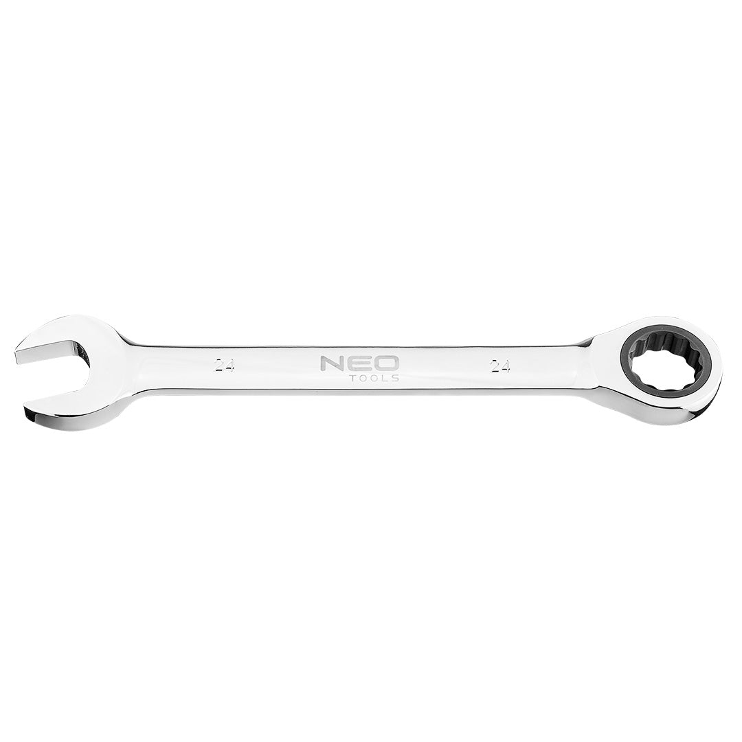 Plochý-očkový kľúč s račňou, 24 mm od NEO TOOLS nájdeš na naravis.sk