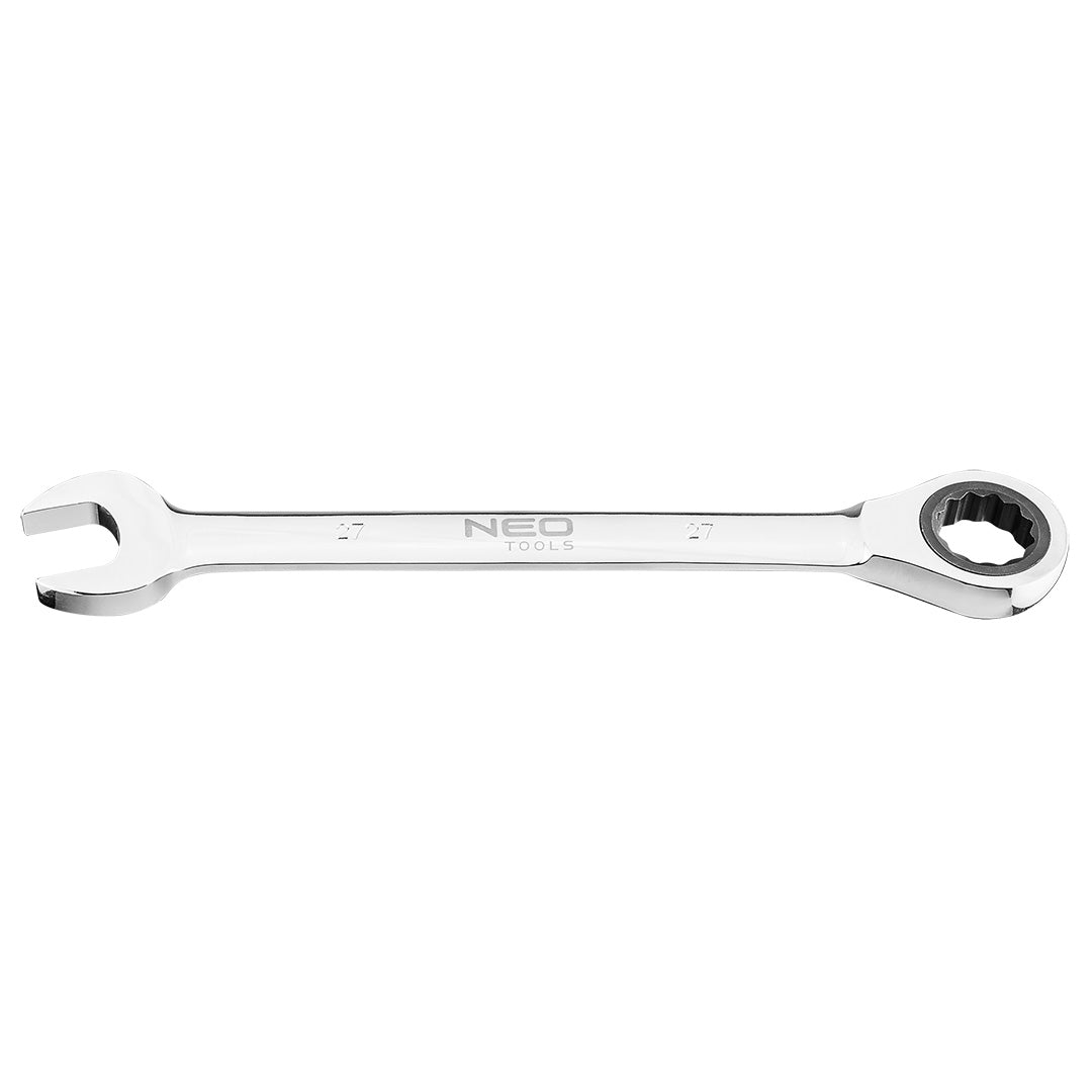 Plochý-očkový kľúč s račňou, 27 mm od NEO TOOLS nájdeš na naravis.sk
