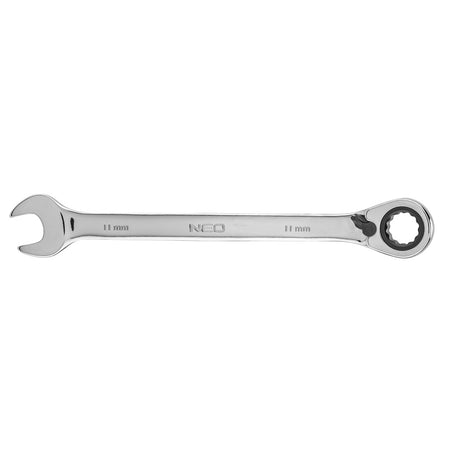 Plochý-očkový kľúč s račňou 11 mm od NEO TOOLS nájdeš na naravis.sk