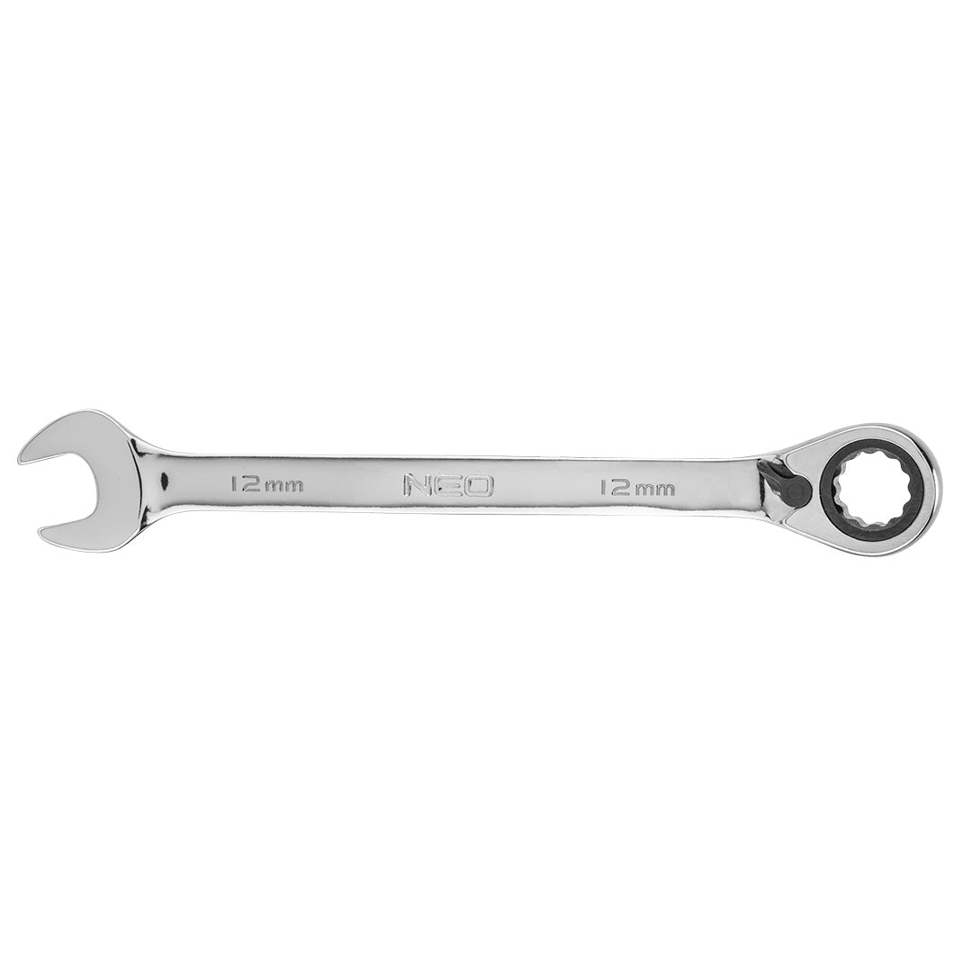 Plochý-očkový kľúč s račňou 12 mm od NEO TOOLS nájdeš na naravis.sk