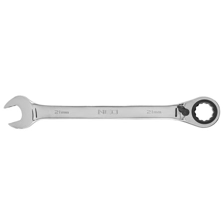 Plochý-očkový kľúč s račňou 21 mm od NEO TOOLS nájdeš na naravis.sk