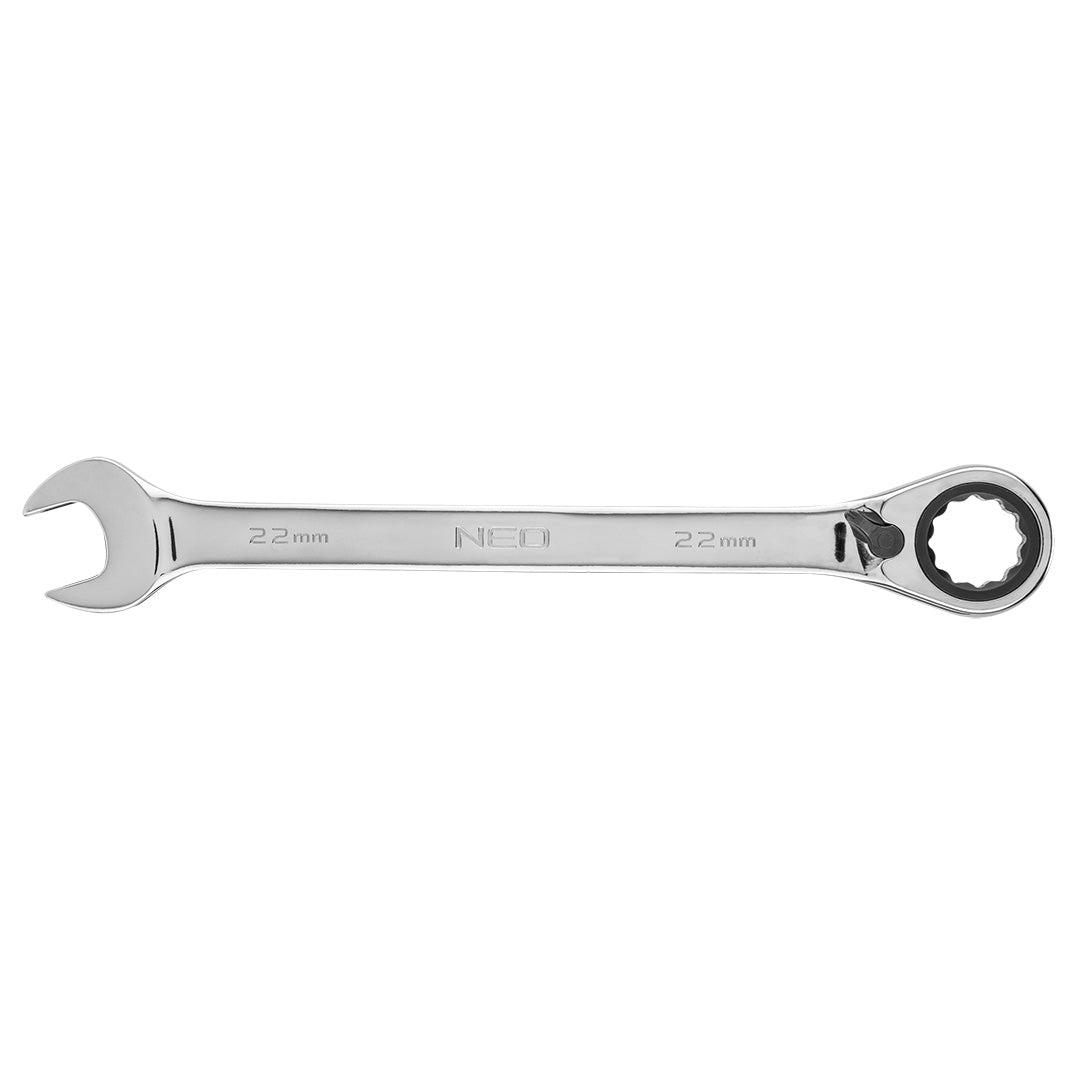 Plochý-očkový kľúč s račňou 22 mm od NEO TOOLS nájdeš na naravis.sk
