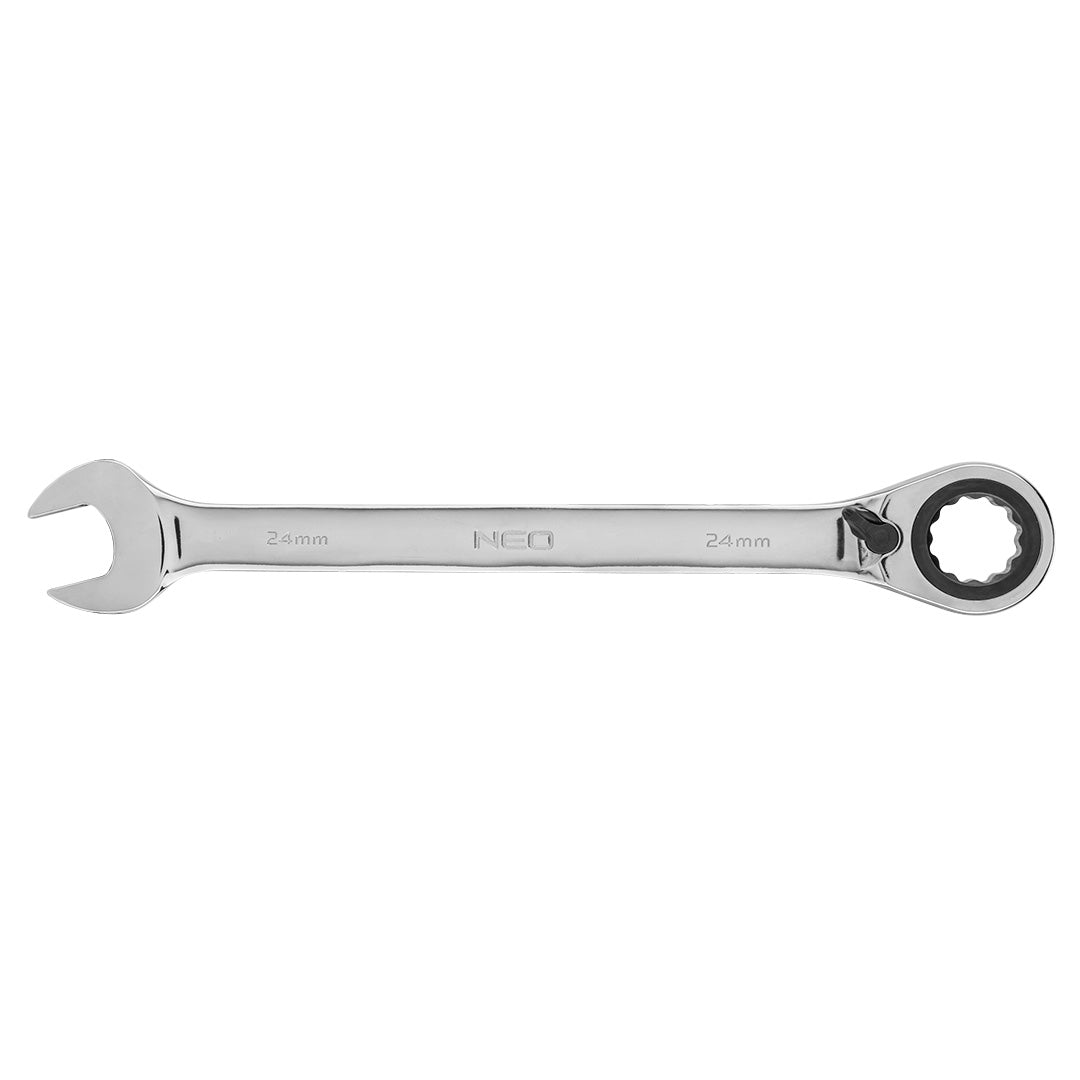 Plochý-očkový kľúč s račňou 24 mm od NEO TOOLS nájdeš na naravis.sk