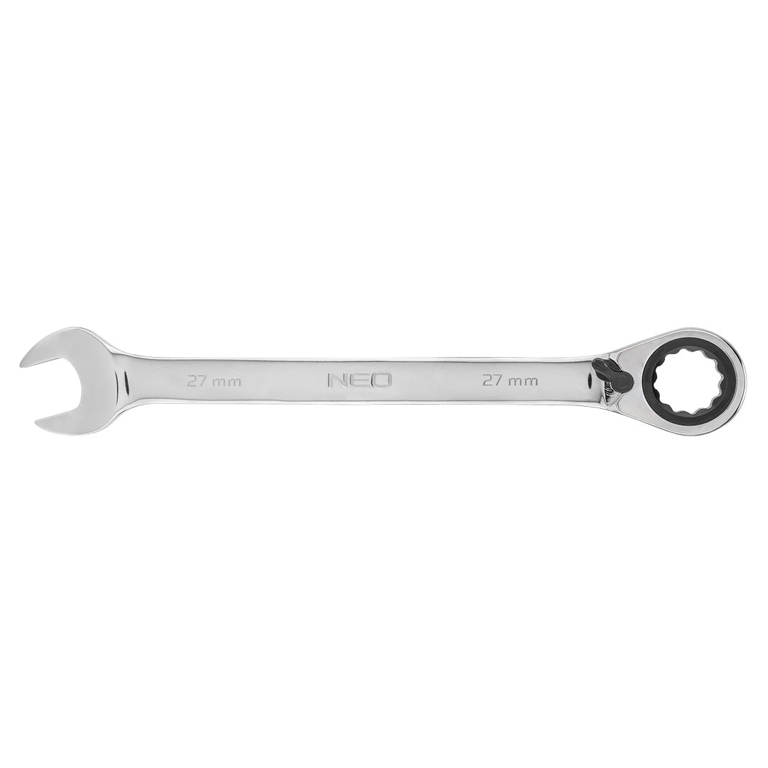 Plochý-očkový kľúč s račňou 27 mm od NEO TOOLS nájdeš na naravis.sk