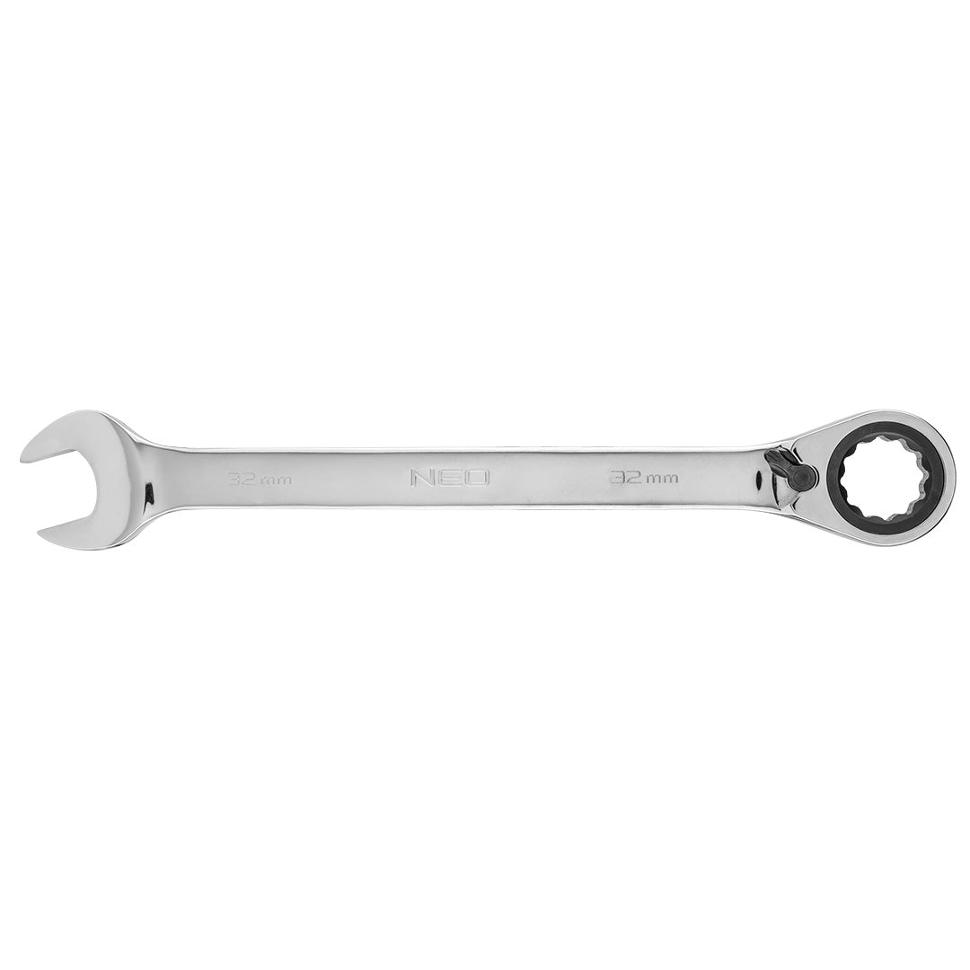 Plochý-očkový kľúč s račňou 32 mm od NEO TOOLS nájdeš na naravis.sk