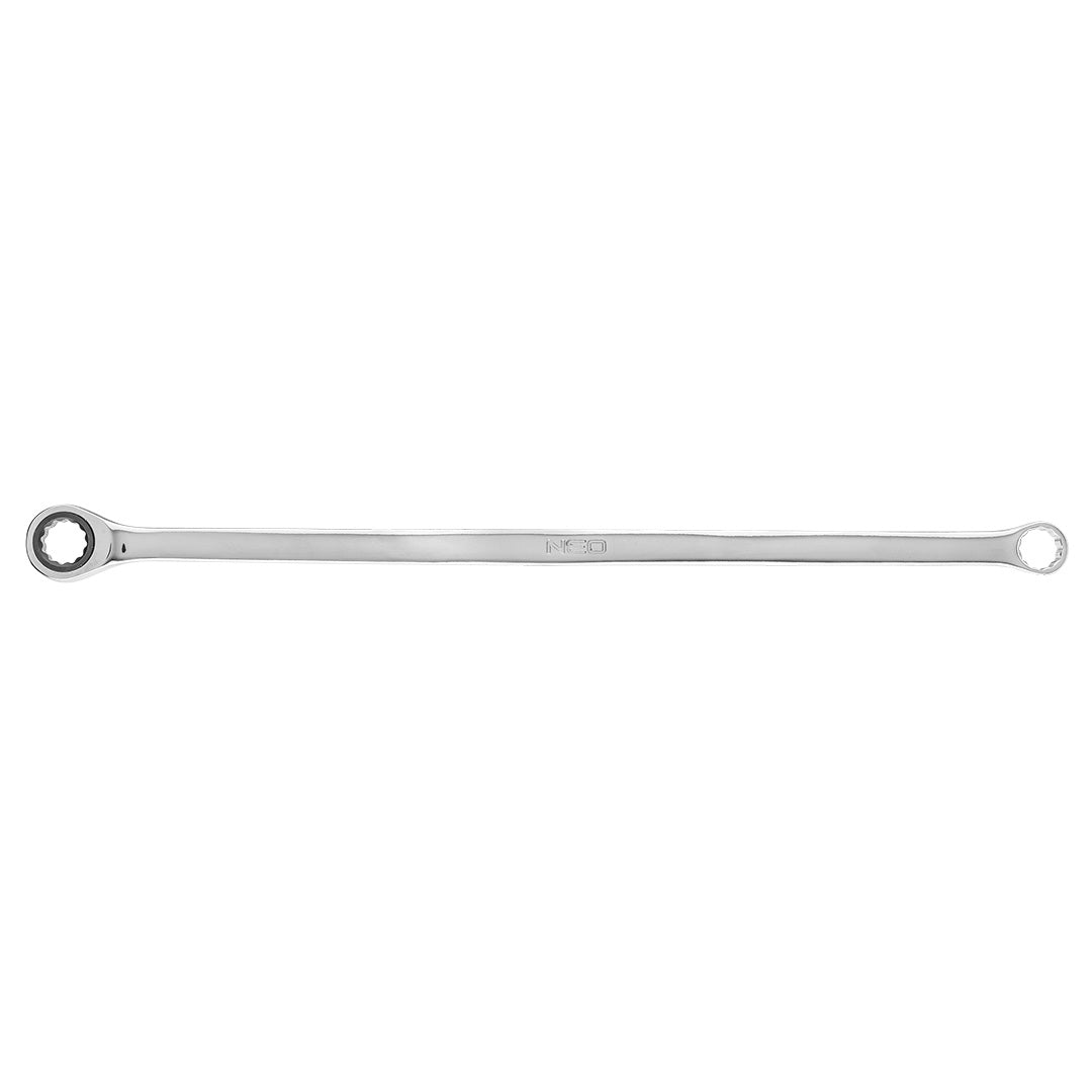 Kľúč s dvojitým krúžkom, s rohatkou, dlhý, 13 mm od NEO TOOLS nájdeš na naravis.sk