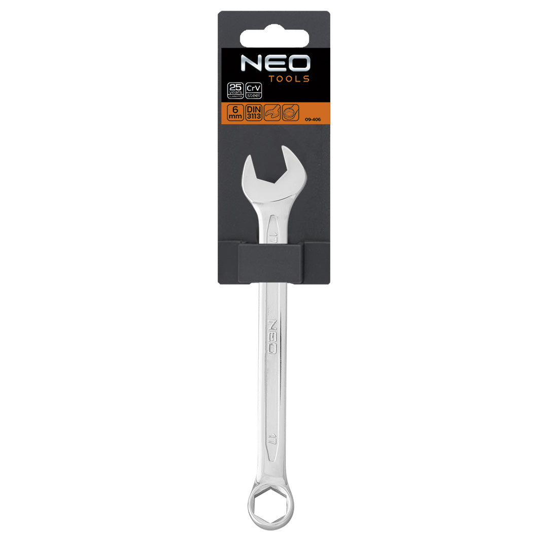 Kľúč plochý-očkový HEX/V 6 x 100 mm od NEO TOOLS nájdeš na naravis.sk