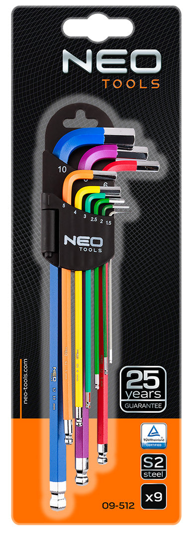 Sada IMBUS 1.5-10 mm, 9 ks od NEO TOOLS nájdeš na naravis.sk