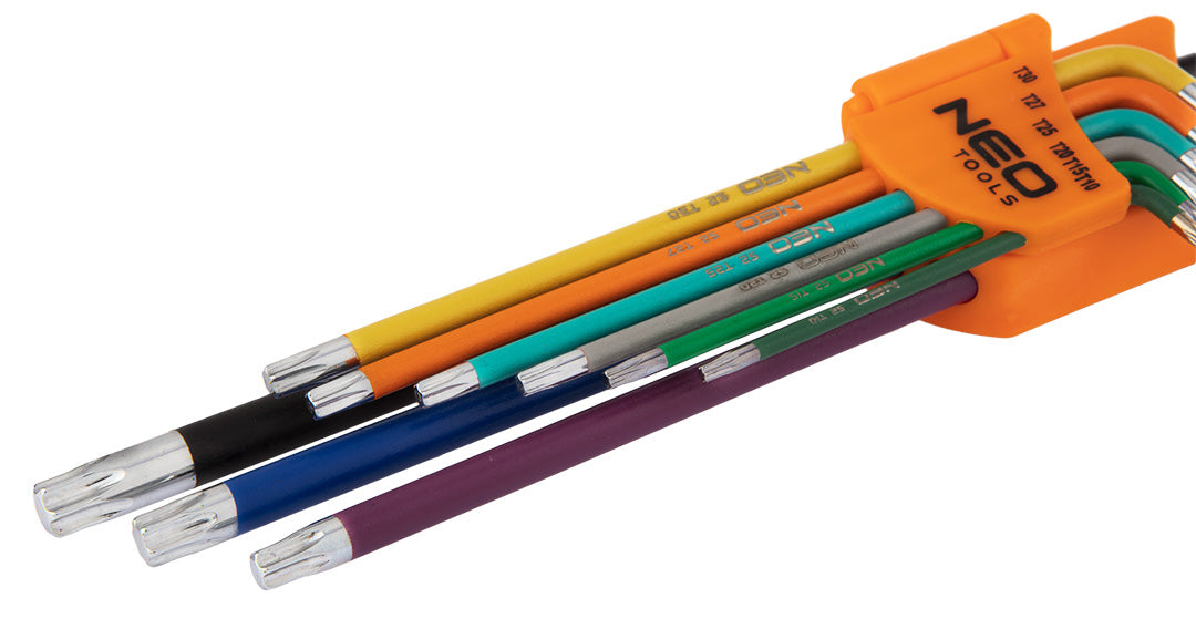 Torx kľúče T10-T50, 9 ks sada od NEO TOOLS nájdeš na naravis.sk