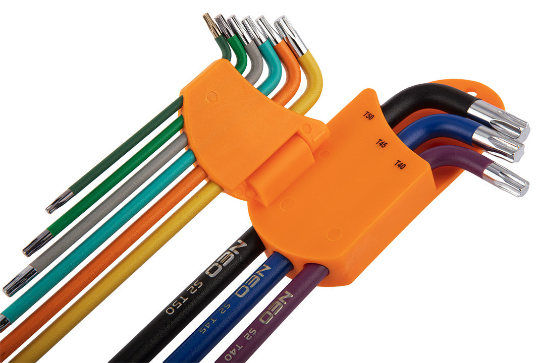 Torx kľúče T10-T50, 9 ks sada od NEO TOOLS nájdeš na naravis.sk
