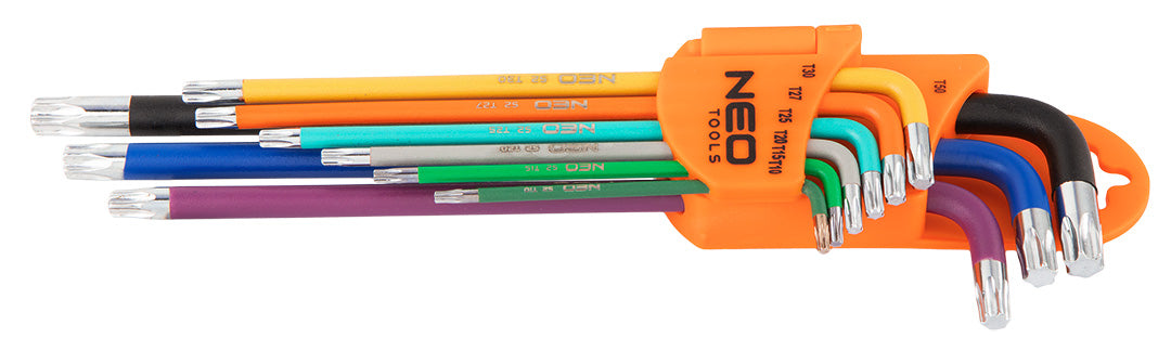 Torx kľúče T10-T50, 9 ks sada od NEO TOOLS nájdeš na naravis.sk