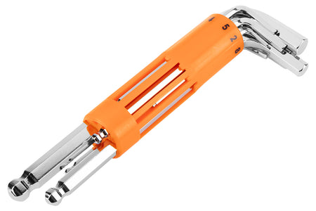 Hexagonálne kľúče, dlhé, guľaté 2-10mm, súprava 8 ks od NEO TOOLS nájdeš na naravis.sk