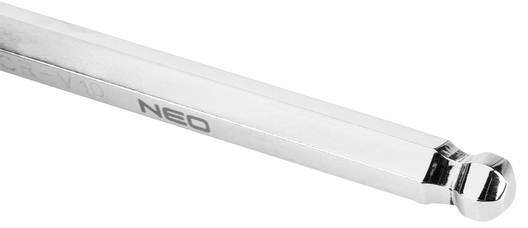 Hexagonálne kľúče, dlhé, guľaté 2-10mm, súprava 8 ks od NEO TOOLS nájdeš na naravis.sk