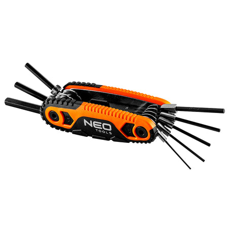 Kľúče s vnútorným šesťhranom so stopkou 1.5, 2, 2,5, 3, 4, 5, 6, 8 mm od NEO TOOLS nájdeš na naravis.sk