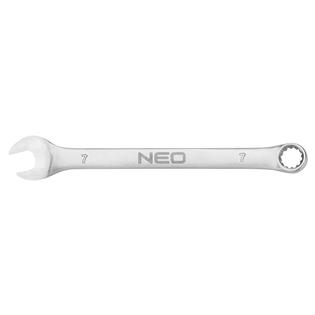 Kľúč očkoplochý 7 x 110 mm, CrV, DIN3113 od NEO TOOLS nájdeš na naravis.sk