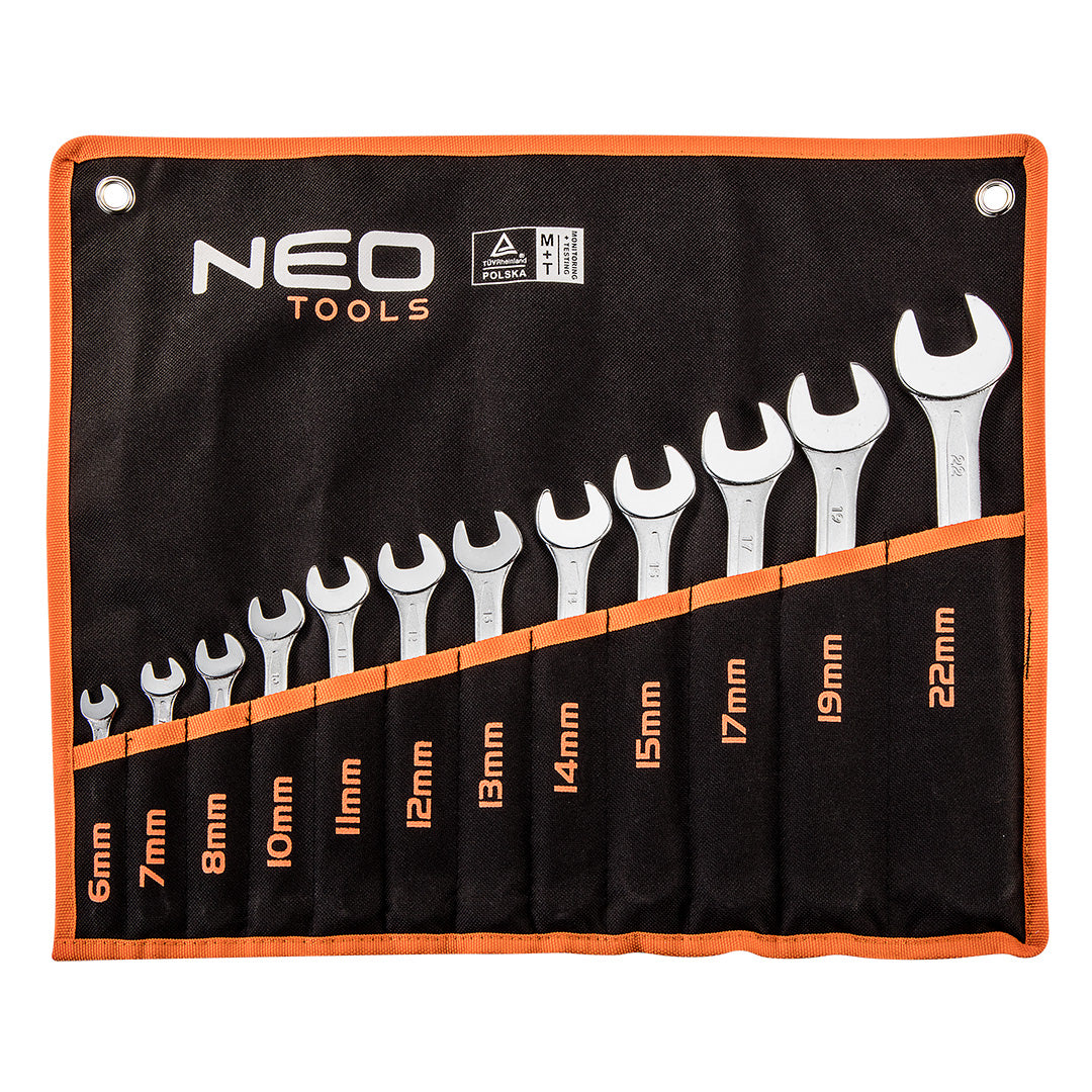 Kľúče očkoploché 6-22 mm, 12 ks od NEO TOOLS nájdeš na naravis.sk
