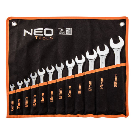 Kľúče očkoploché 6-22 mm, 12 ks od NEO TOOLS nájdeš na naravis.sk