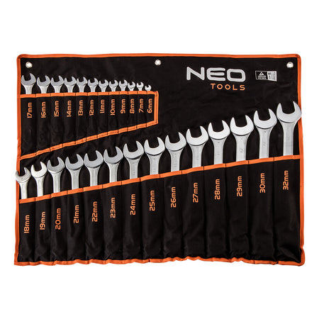 Sada očkoplochých klúčov 6-32 mm, 26 ks sada od NEO TOOLS nájdeš na naravis.sk