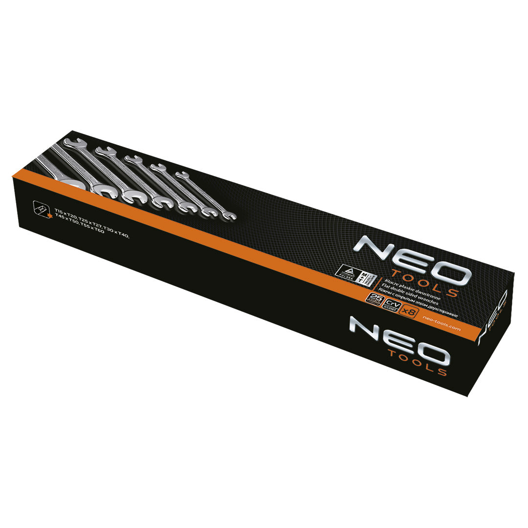 Kľúčematicové otvorené 6-22 mm, 8 ks od NEO TOOLS nájdeš na naravis.sk