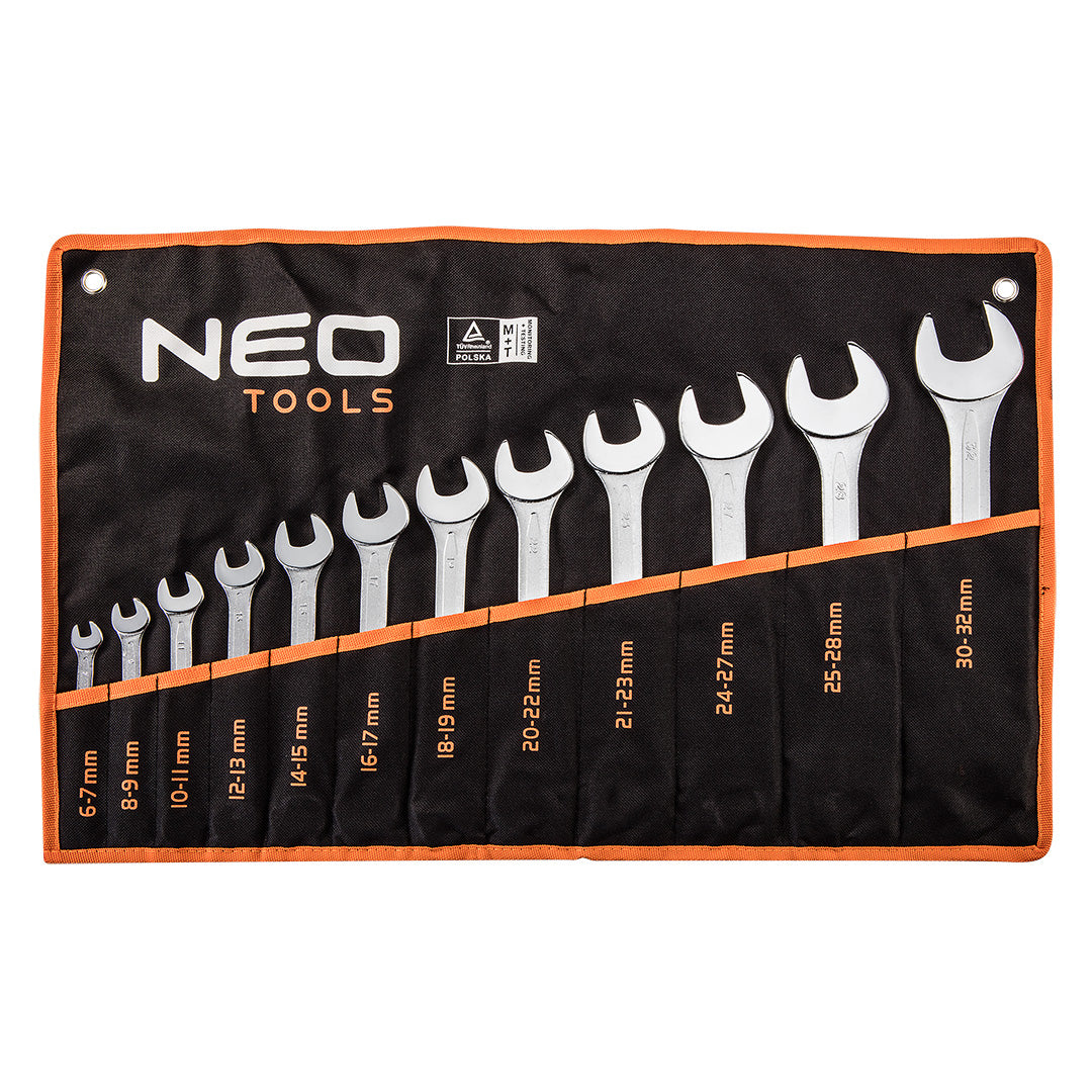 Ploché kľúče obojstranné 6-32 mm, súprava 12 ks od NEO TOOLS nájdeš na naravis.sk