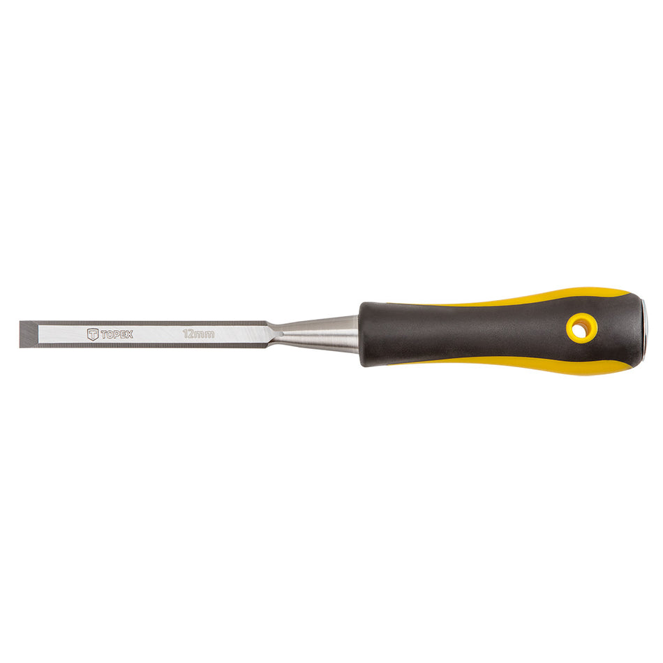 Dláto, 12 mm, CrV, bi-materiálne rukoväť od TOPEX nájdeš na naravis.sk