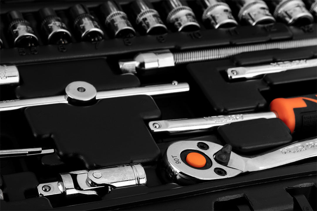 Sada nástrčných kľúčov 1/4", 46 kusov, CrV od NEO TOOLS nájdeš na naravis.sk