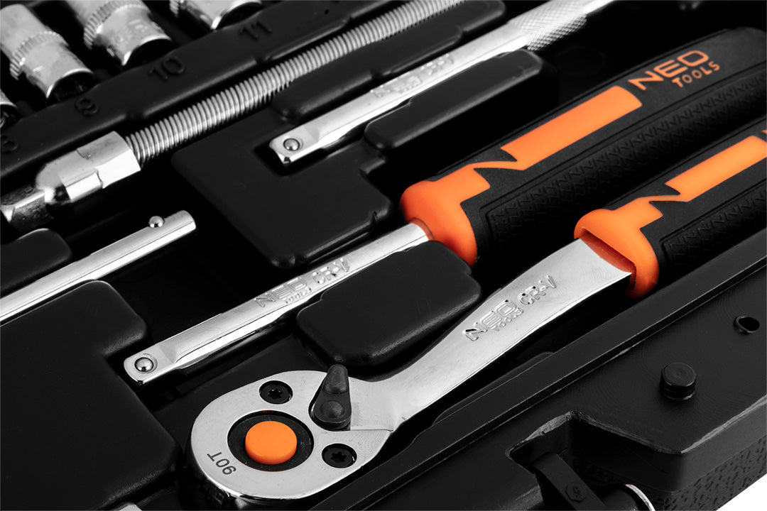 Sada nástrčných kľúčov 1/4", 46 kusov, CrV od NEO TOOLS nájdeš na naravis.sk
