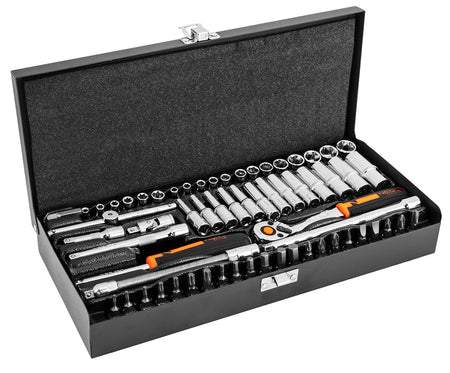 Sada nástrčných kľúčov 1/4", 63 kusov, CrV od NEO TOOLS nájdeš na naravis.sk