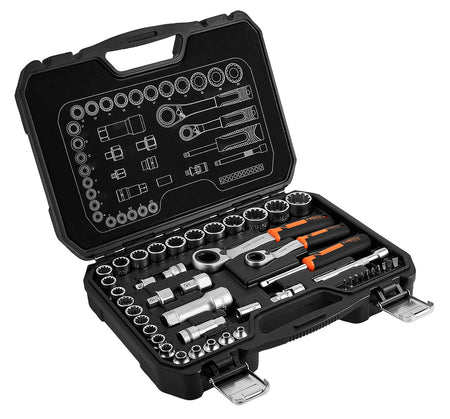 Sada priechodných nástrčných hlavíc 1/4", 3/8", 46 kusov, CrV od NEO TOOLS nájdeš na naravis.sk
