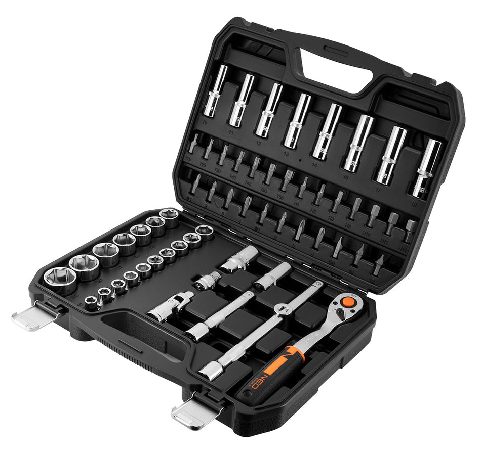 Sada nástrčných kľúčov 1/2", 58 kusov, CrV od NEO TOOLS nájdeš na naravis.sk