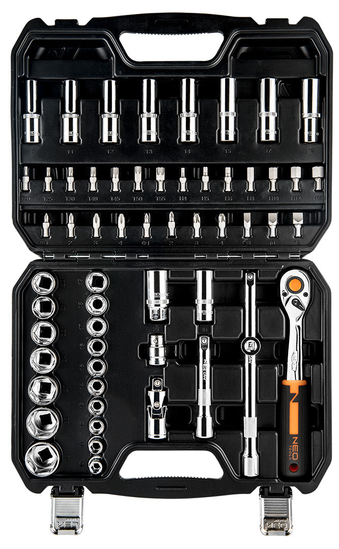 Sada nástrčných kľúčov 1/2", 58 kusov, CrV od NEO TOOLS nájdeš na naravis.sk