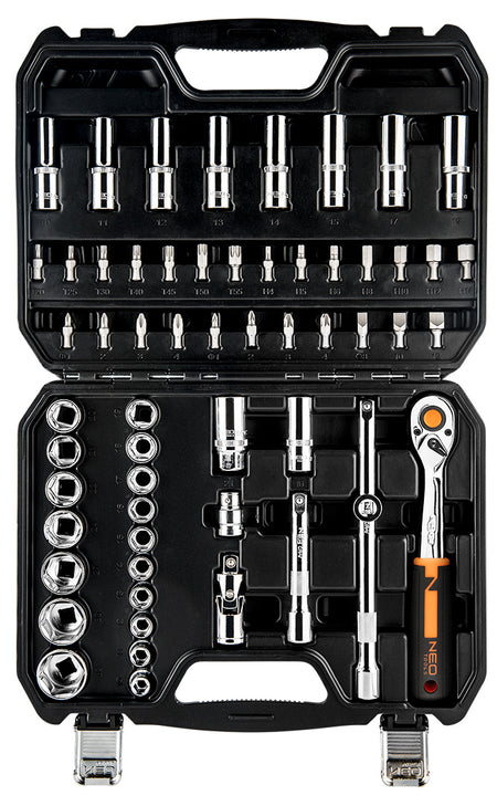 Sada nástrčných kľúčov 1/2", 58 kusov, CrV od NEO TOOLS nájdeš na naravis.sk