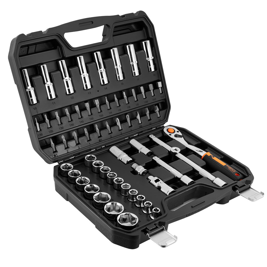 Sada nástrčných kľúčov 1/2", 58 kusov, CrV od NEO TOOLS nájdeš na naravis.sk