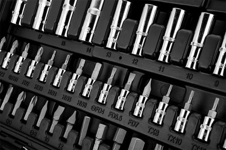 Sada nástrčných kľúčov 1/2", 1/4", 94 kusov, CrV od NEO TOOLS nájdeš na naravis.sk
