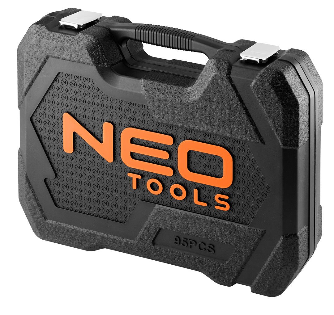 Sada nástrčných kľúčov 1/2", 1/4", 95 kusov, CrV, EVA pena od NEO TOOLS nájdeš na naravis.sk
