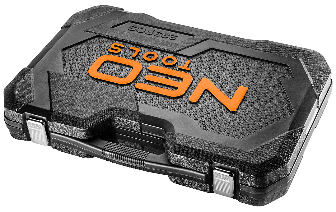 Sada nástrčných kľúčov 1/2", 3/8", 1/4", 233 kusov, CrV od NEO TOOLS nájdeš na naravis.sk