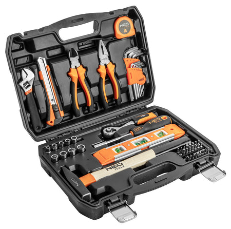 Sada náradia, 60 položiek, satén od NEO TOOLS nájdeš na naravis.sk