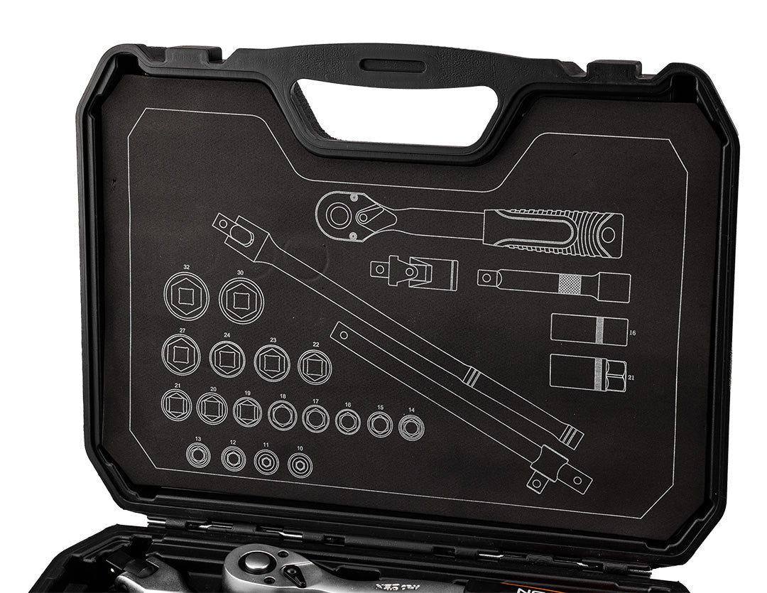 Sada nástrčných kľúčov 1/2", 25 kusov, satén od NEO TOOLS nájdeš na naravis.sk