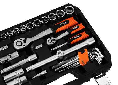 Sada nástrčných kľúčov 1/2", 1/4", 100 kusov, satén od NEO TOOLS nájdeš na naravis.sk