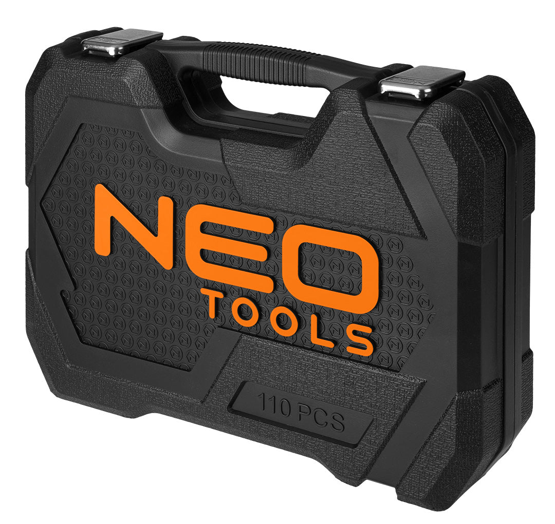 Sada nástrčných kľúčov 1/2", 1/4", 110 kusov, satén od NEO TOOLS nájdeš na naravis.sk