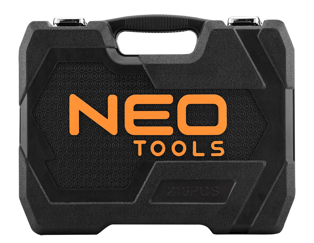 Sada nástrčných kľúčov 1/2", 3/8", 1/4", 216 kusov. , saténová od NEO TOOLS nájdeš na naravis.sk