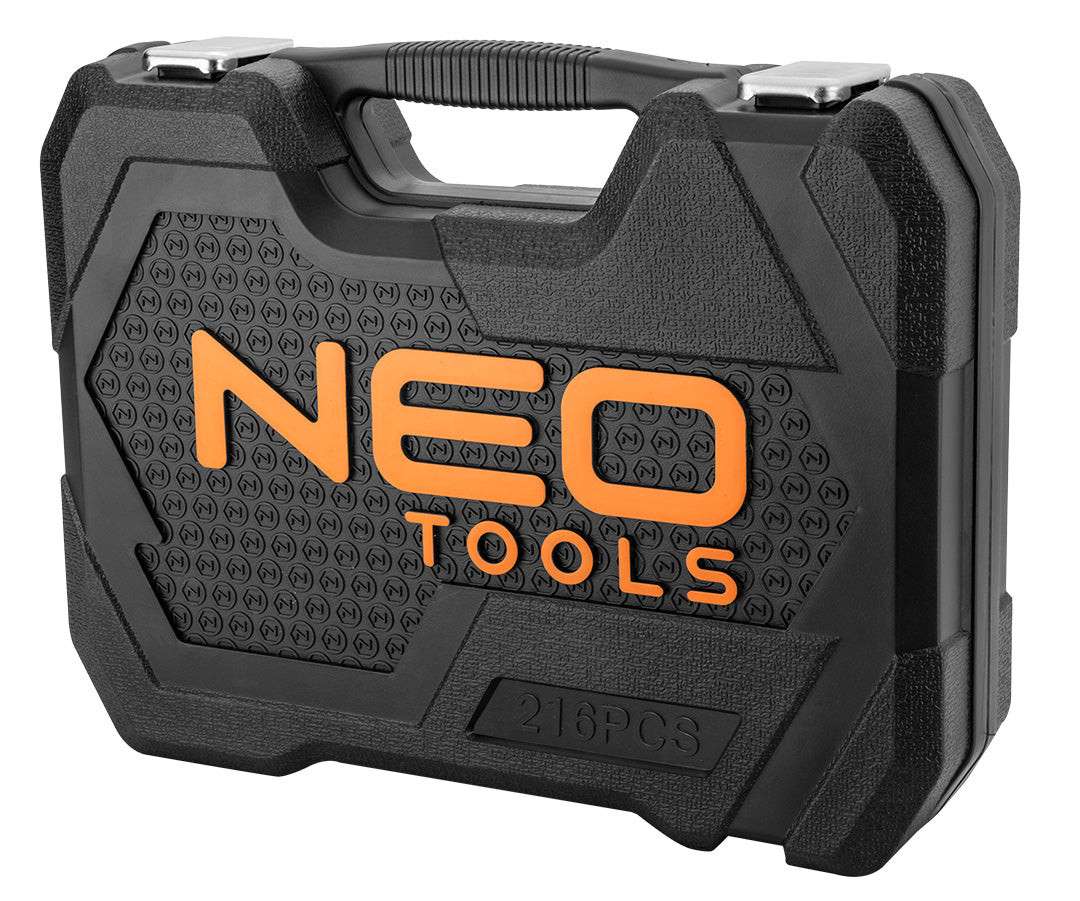 Sada nástrčných kľúčov 1/2", 3/8", 1/4", 216 kusov. , saténová od NEO TOOLS nájdeš na naravis.sk