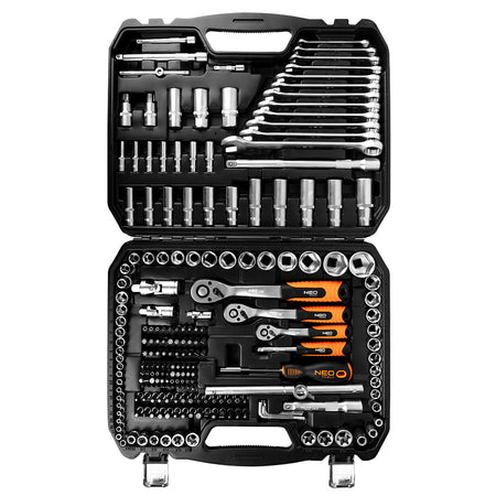 Sada nástrčných kľúčov 1/2", 3/8", 1/4", 216 kusov. , saténová od NEO TOOLS nájdeš na naravis.sk